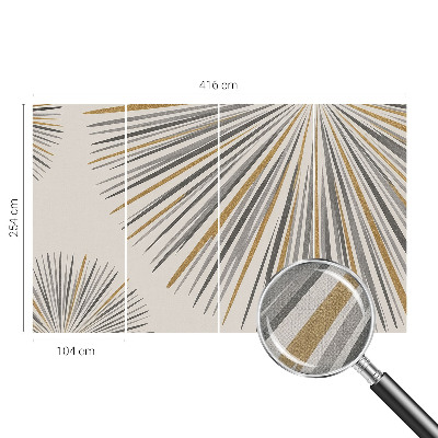Papel de parede autocolante Leques geométricos