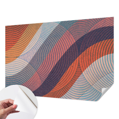 Papel de parede para criança Ondas coloridas