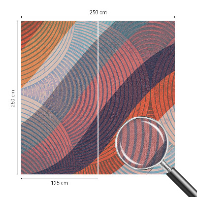 Papel de parede para criança Ondas coloridas