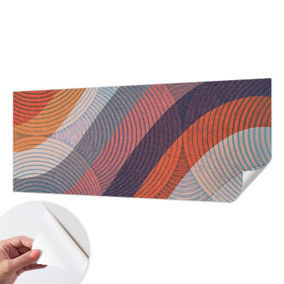 Papel de parede para criança Ondas coloridas