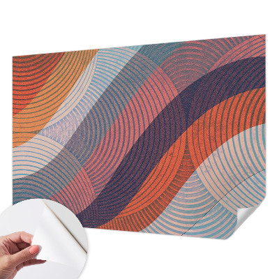 Papel de parede para criança Ondas coloridas
