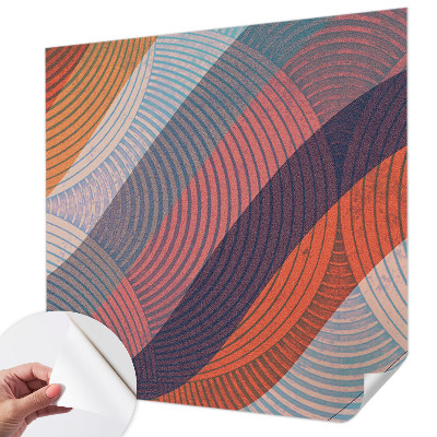 Papel de parede para criança Ondas coloridas