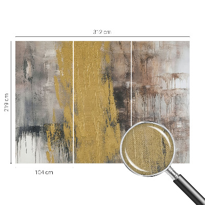 Papel de parede autocolante para sala Visão abstrata