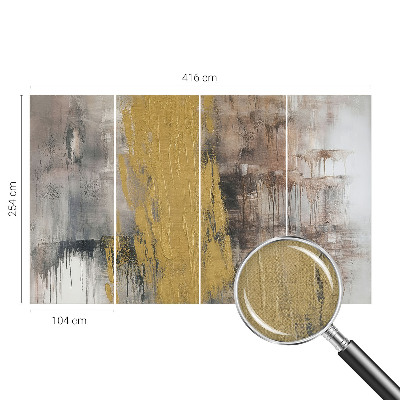 Papel de parede autocolante para sala Visão abstrata
