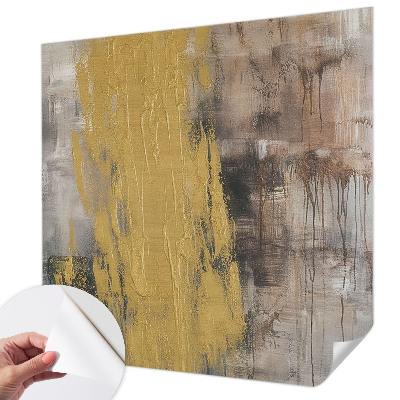 Papel de parede autocolante para sala Visão abstrata