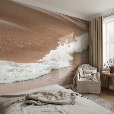 Papel de parede autocolante para quarto com estampa 'Brisa do mar' para decoração de parede