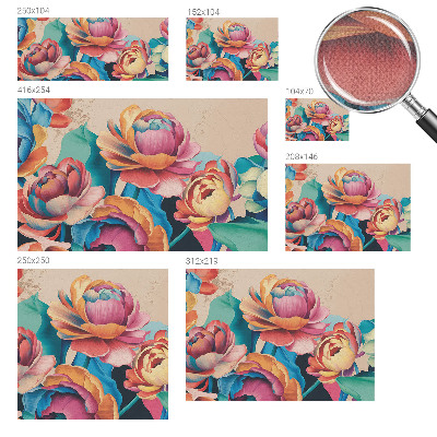 Papel de parede 3D Harmonia floral