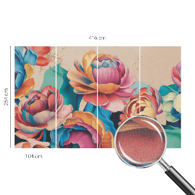 Papel de parede 3D Harmonia floral