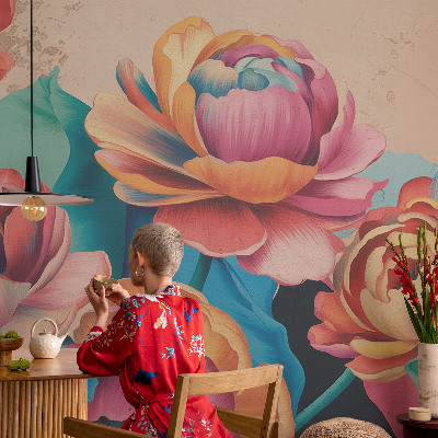 Papel de parede 3D Harmonia floral