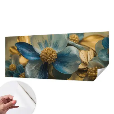 Papel de parede autocolante com estampa de arranjo floral