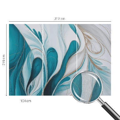 Autocolante de parede fotográfico Padrões fluidos
