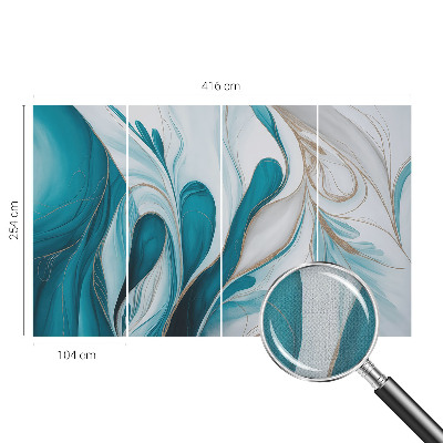 Autocolante de parede fotográfico Padrões fluidos