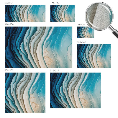 Papel de parede autocolante Ondas de harmonia