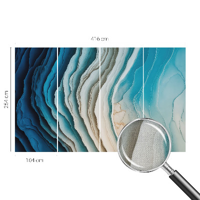 Papel de parede autocolante Ondas de harmonia