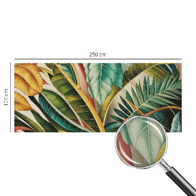 Papel de parede 3D Folhas exóticas