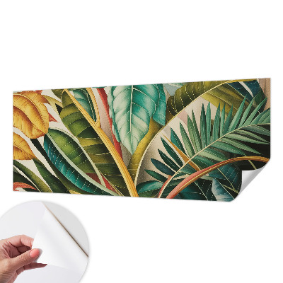 Papel de parede 3D Folhas exóticas