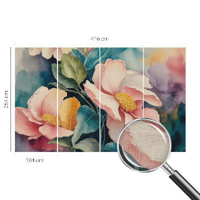 Papel de parede infantil Elegância floral