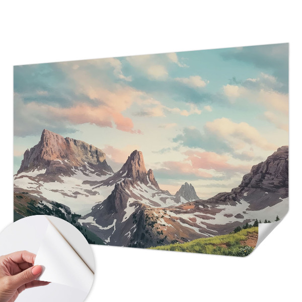 Papel de parede para criança Panorama da montanha