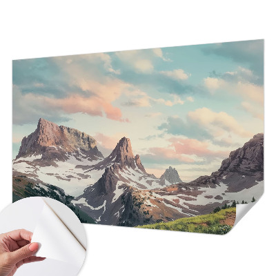Papel de parede para criança Panorama da montanha