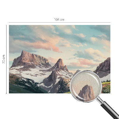 Papel de parede para criança Panorama da montanha