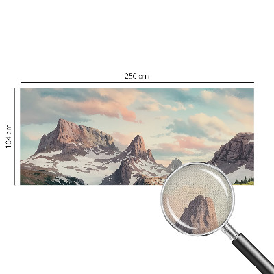 Papel de parede para criança Panorama da montanha