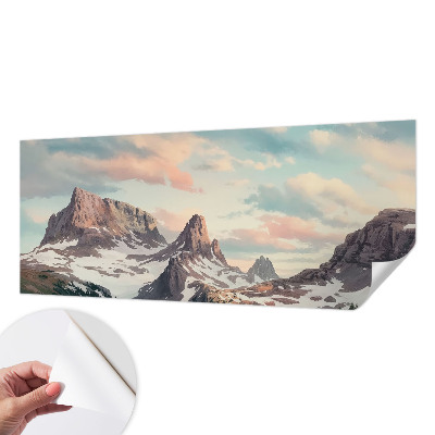 Papel de parede para criança Panorama da montanha