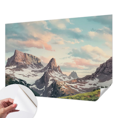 Papel de parede para criança Panorama da montanha