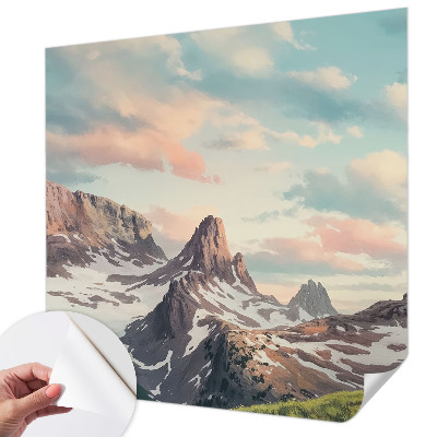Papel de parede para criança Panorama da montanha