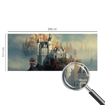 Papel de parede autocolante para sala Castelo de conto de fadas