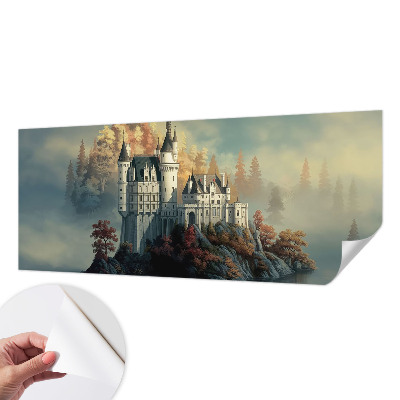 Papel de parede autocolante para sala Castelo de conto de fadas