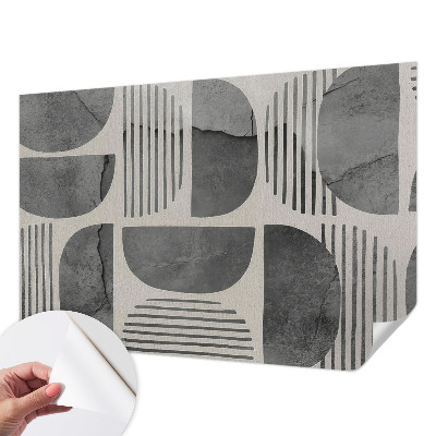 Papel de parede autocolante para sala Formas geométricas