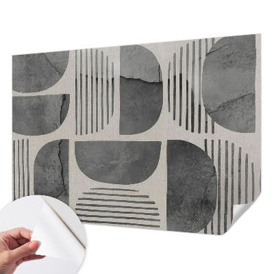 Papel de parede autocolante para sala Formas geométricas