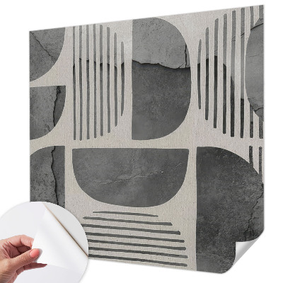 Papel de parede autocolante para sala Formas geométricas