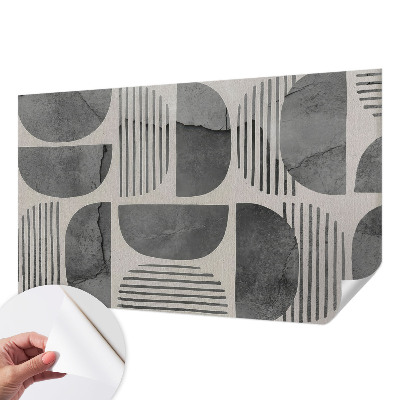 Papel de parede autocolante para sala Formas geométricas
