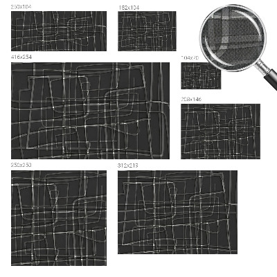 Papel de parede autocolante para quarto Linhas abstratas