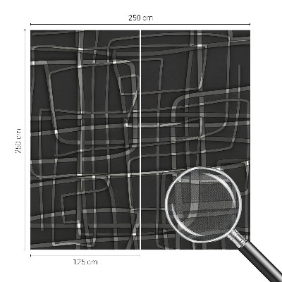 Papel de parede autocolante para quarto Linhas abstratas