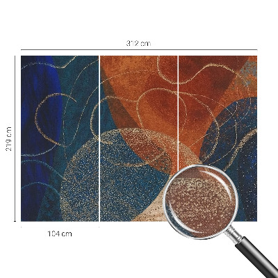 Autocolante de parede fotográfico Formas coloridas
