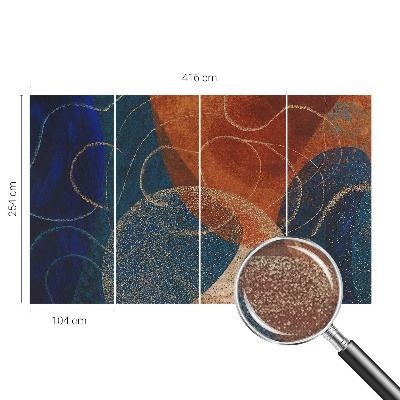 Autocolante de parede fotográfico Formas coloridas