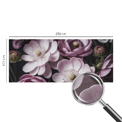 Papel de parede autocolante para sala Elegância floral