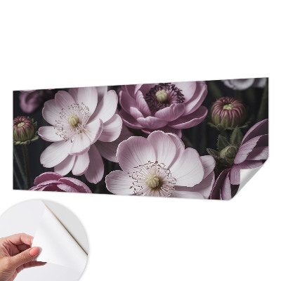 Papel de parede autocolante para sala Elegância floral