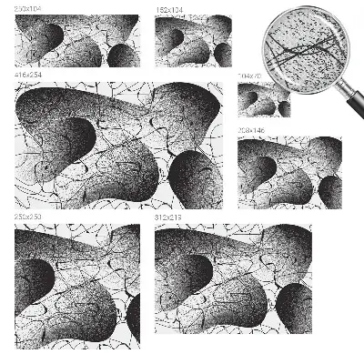 Papel de parede para criança com padrão abstrato