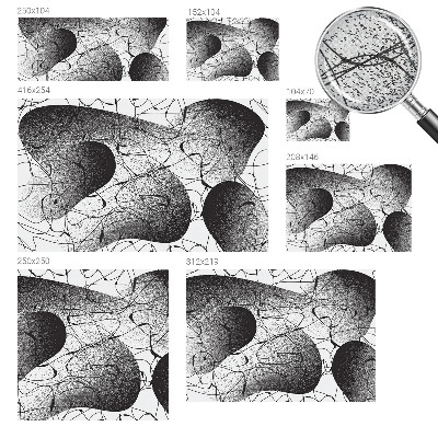 Papel de parede para criança Padrão abstrato