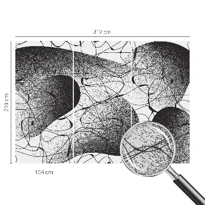 Papel de parede para criança com padrão abstrato