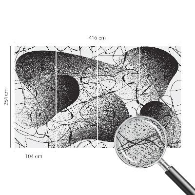 Papel de parede para criança Padrão abstrato