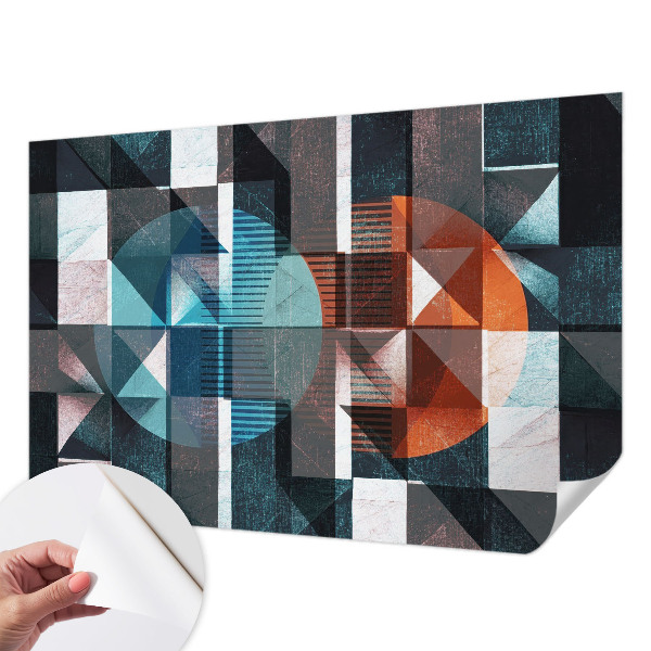 Papel de parede autocolante para quarto Formas abstratas