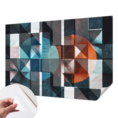 Papel de parede autocolante para quarto Formas abstratas
