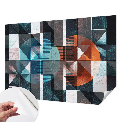 Papel de parede autocolante para quarto Formas abstratas