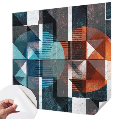 Papel de parede autocolante para quarto Formas abstratas