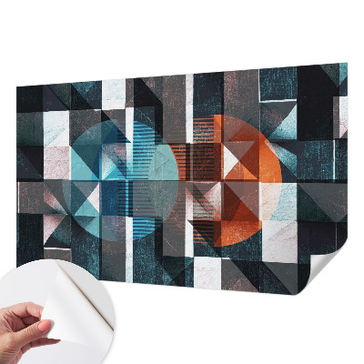 Papel de parede autocolante para quarto Formas abstratas