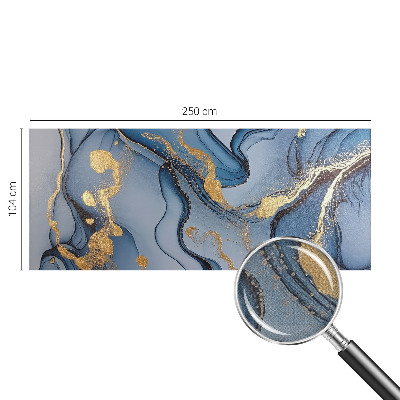 Papel de parede autocolante para sala Ondas azuis